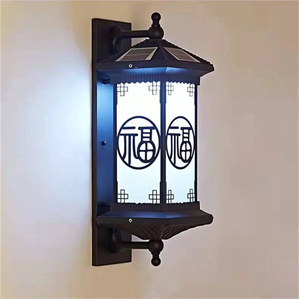 ABEL уличные солнечные настенные бра светодиодные водонепроницаемые винтажные