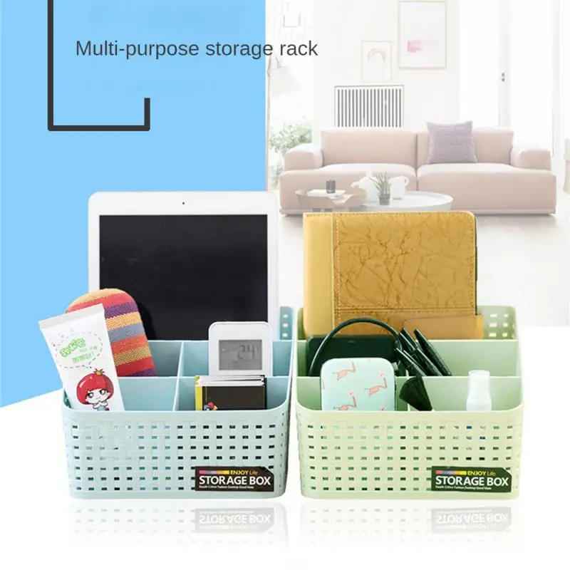 

Storage Basket Office Desktop Multifunctional Kitchen Storage Basket Makeup Holder Box Closet Desk Box Pen Pencil Household