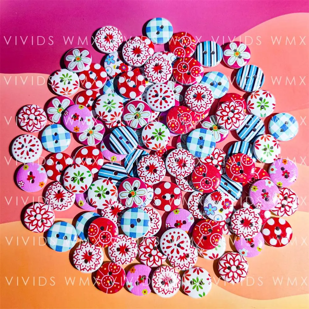 

Аксессуары для шитья из натурального дерева, 15 мм