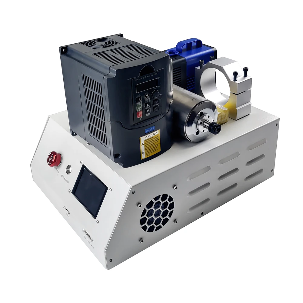 

Детали для гравировального станка с ЧПУ мощный 1,5 кВт диаметр 80 мм комплект двигателя шпинделя водяного охлаждения для гравировки с ЧПУ