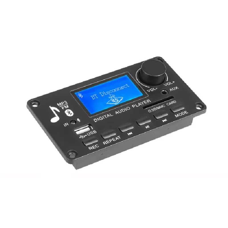 DC 12 В MP3 декодер плата усилитель автомобильный радиоприемник Mp3-плеер Bluetooth V5.0 USB SD