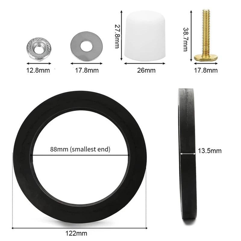 Комплект уплотнений для унитаза автофургона 385311652 на колесах и 385311658 Уплотнение