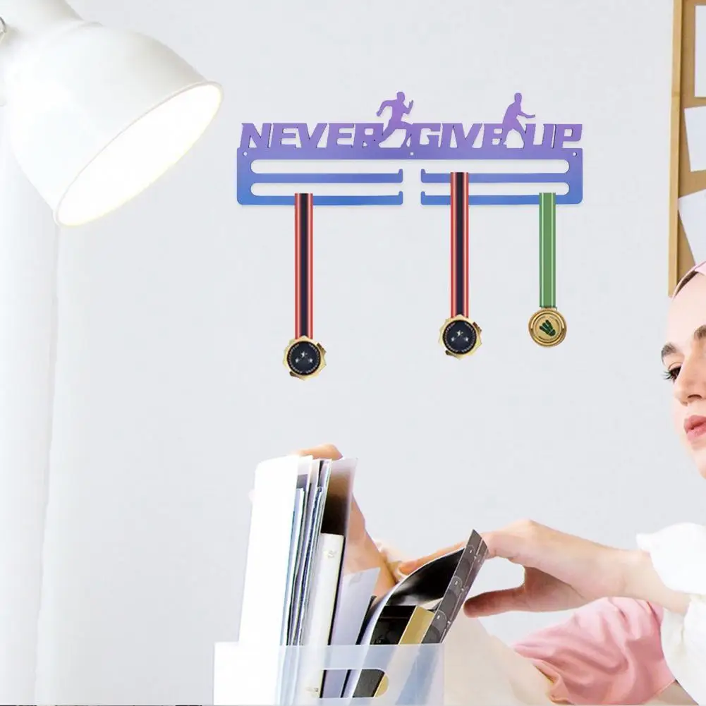 

Medal Hanging Holder Creative Anti-slip Rustproof Badminton Football Basketball Medal Hanging Holder Home Accessories