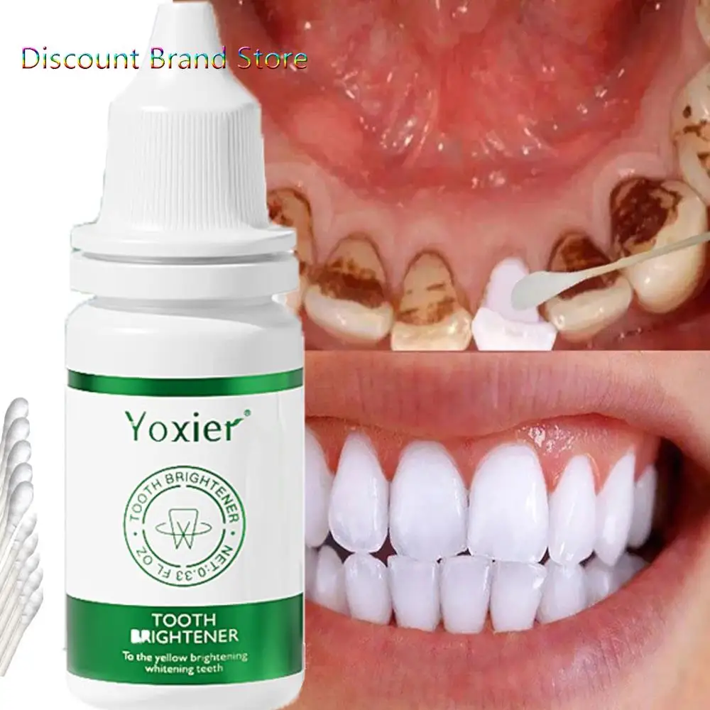 

Teeth Whitening Essence Fast Remove Plaque Stains Whiten Teeth Serum Bleaching Cleaning Oral Hygiene Fresh Breath Hygiene Tool