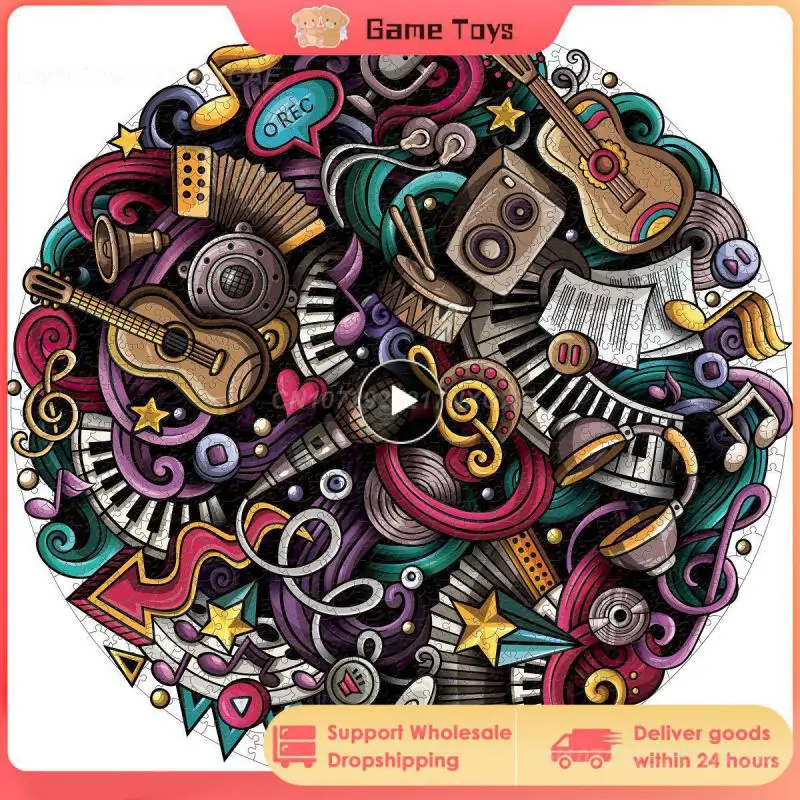 

Puzzle Toy Round Puzzle 1000 Pieces Puzzle Picture Landscape Moon Earth Puzzle Adult Toy Children Game Puzzle Education DIY Toy
