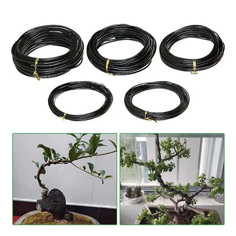 5 м/10 м рулоны проволоки для бонсай анодированный алюминий тренировочная