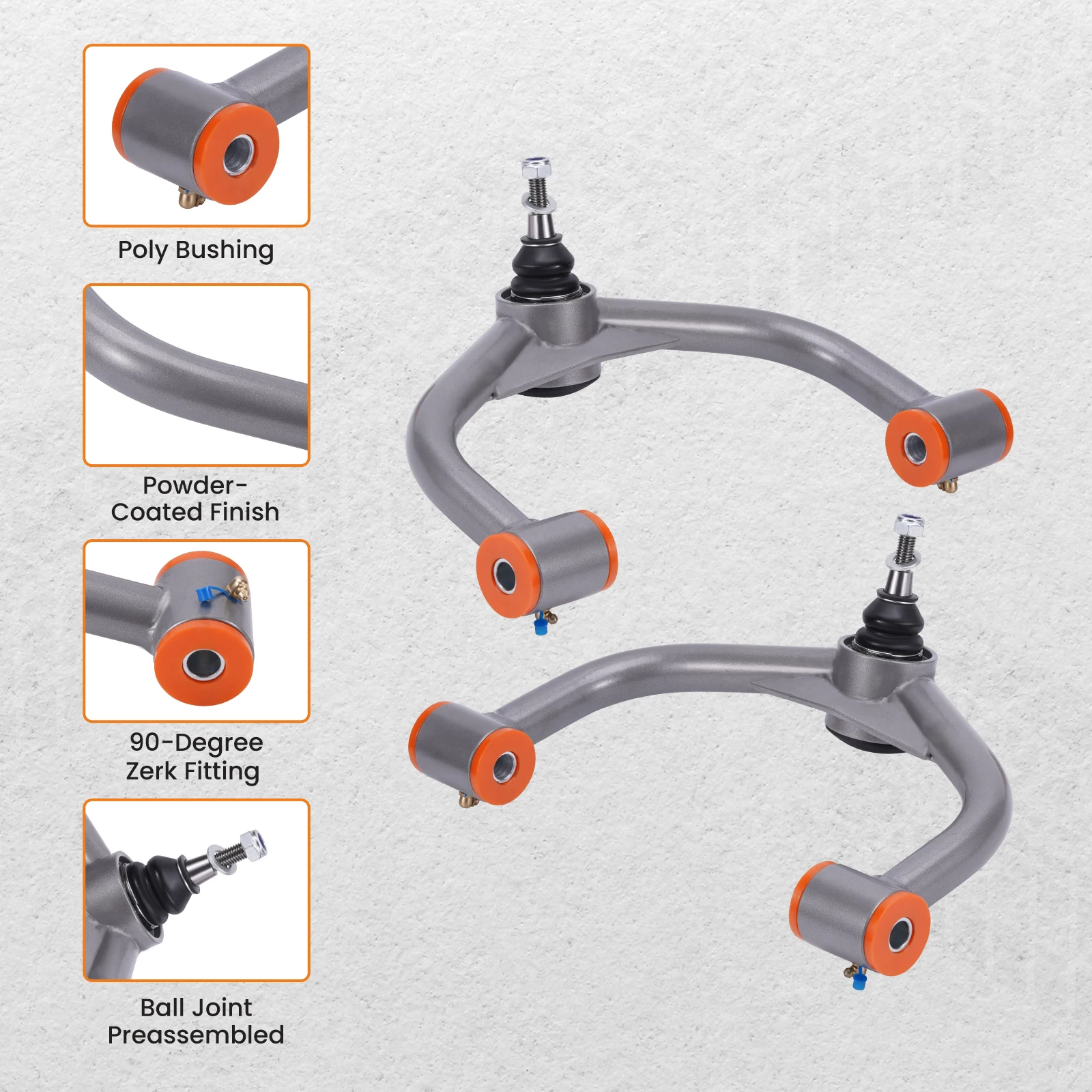 Передний верхний рычаг управления 2-4 &quotподъемник для Chevy GMC Sierra 2500HD 3500HD 2011-2020