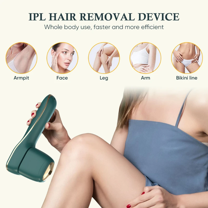 IPL Epilator with Ice Mode Permanent Painless Laser Hair Removal Machine Full Body Permanent Hair Removal for Men and Women enlarge