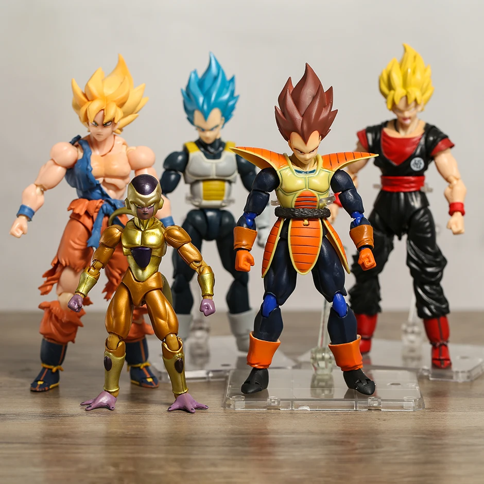 

SHF Dragonball SuperSSGSS голубая Вегета Сон Гоку ПВХ Модель Аниме Коллекция экшн-фигурки игрушка подарок