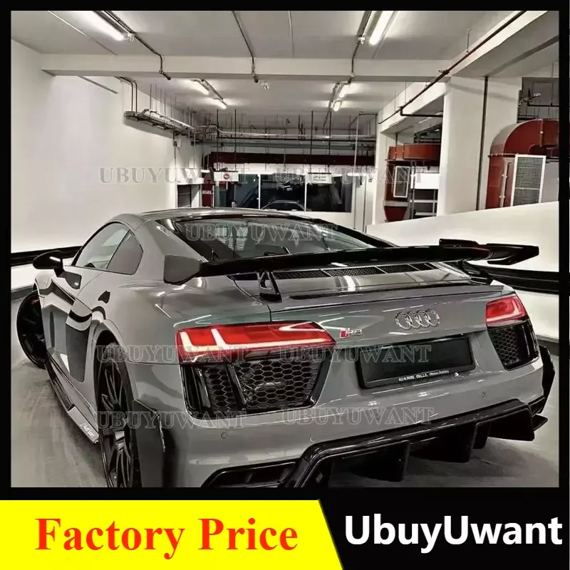 Спойлер для Audi Tt Tts Ttrs R8 MK3 Mk2 кованый задний багажник из настоящего углеродного