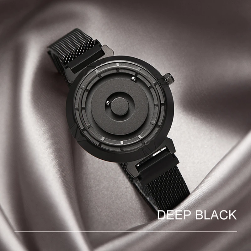 Женские магнитные часы EUTOUR женские минималистичные сетчатый Браслет из