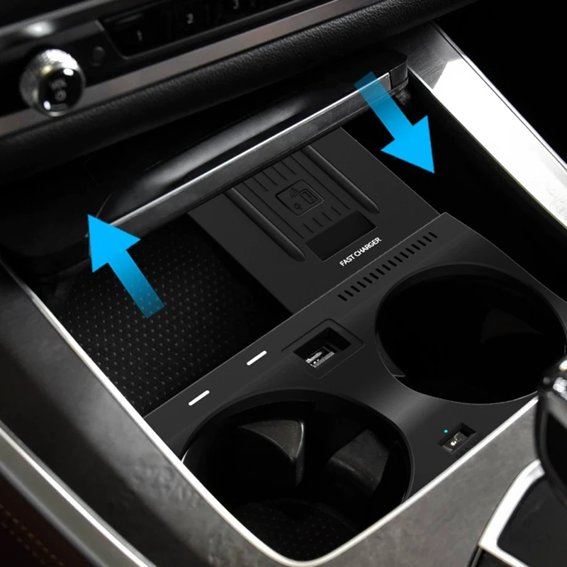 

For BMW X5 G05 X6 G06 X5M X6M X7 G07 2019 2020 2021 Car mobile phone wireless charger 15w fast charger charging pad 2019-2022