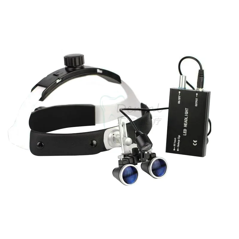 

s wearing glasses for den-tal surgery, otorhinolaryngology, orthopedic headband, searchlight lighting inspection.