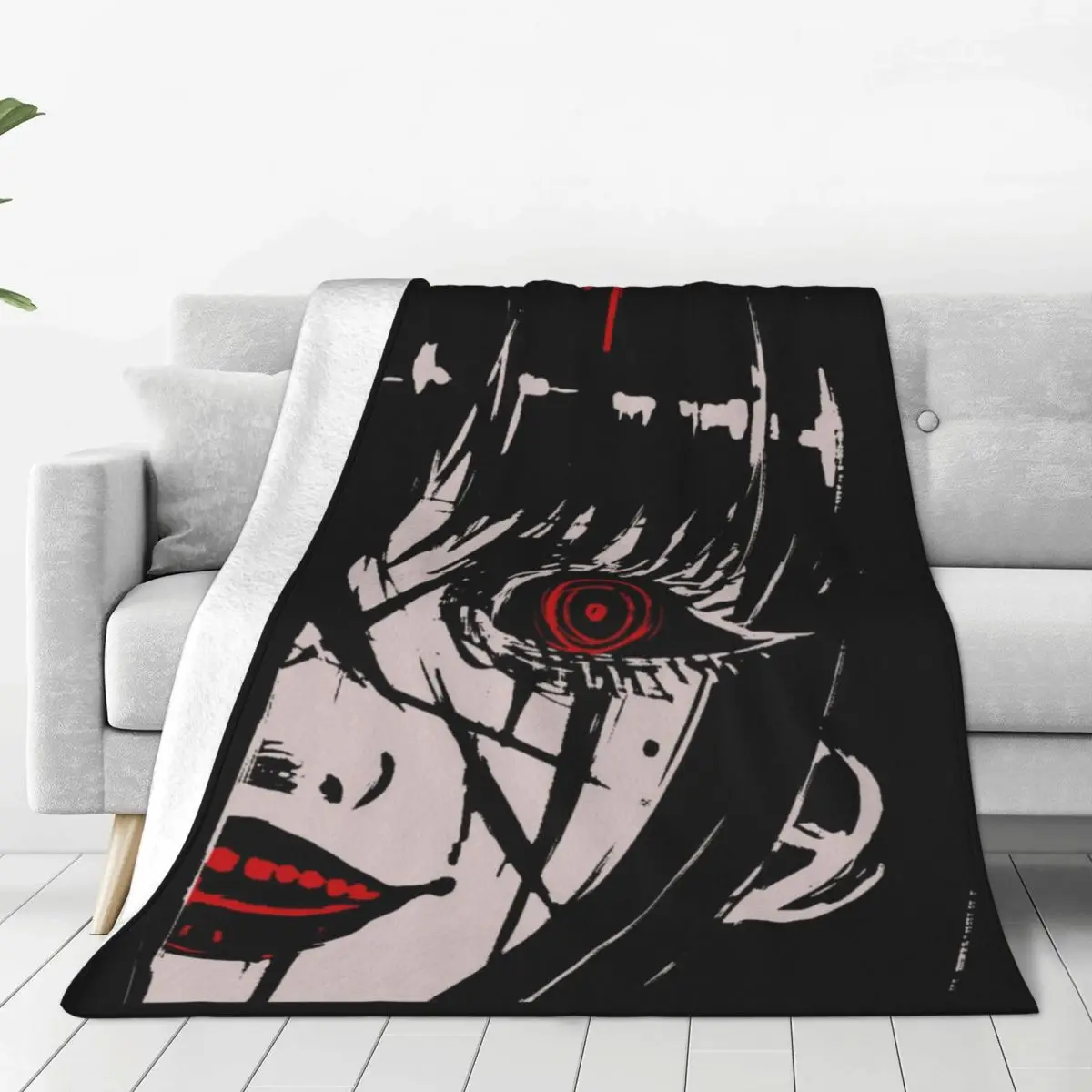 

Junji Ito Blanket Tomie Decorative Fleece Blanket Winter Soft Fashion Bedspread