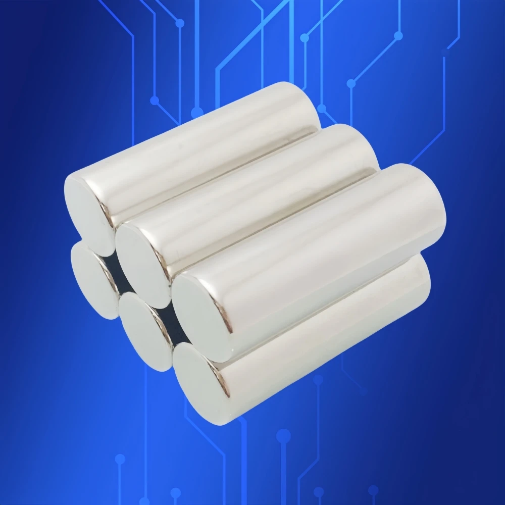 4 шт. цилиндрический сильный магнит 10*30 мм высокопрочный Неодимовый магнитный