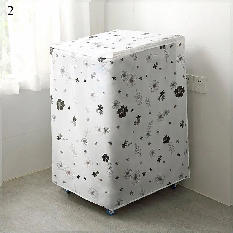 

Free Durable Dust Cover Storage Supplies Washing Machine Cover Dust Guard Storage Bag Save Space Organizer Polyester Colorful