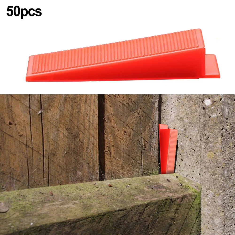 

50pcs Fence Wedge Anti-Rattle Fence Panel Security Clips Wedges Grips Stops Rattling Fences Plastic Furniture Cabinets Tool