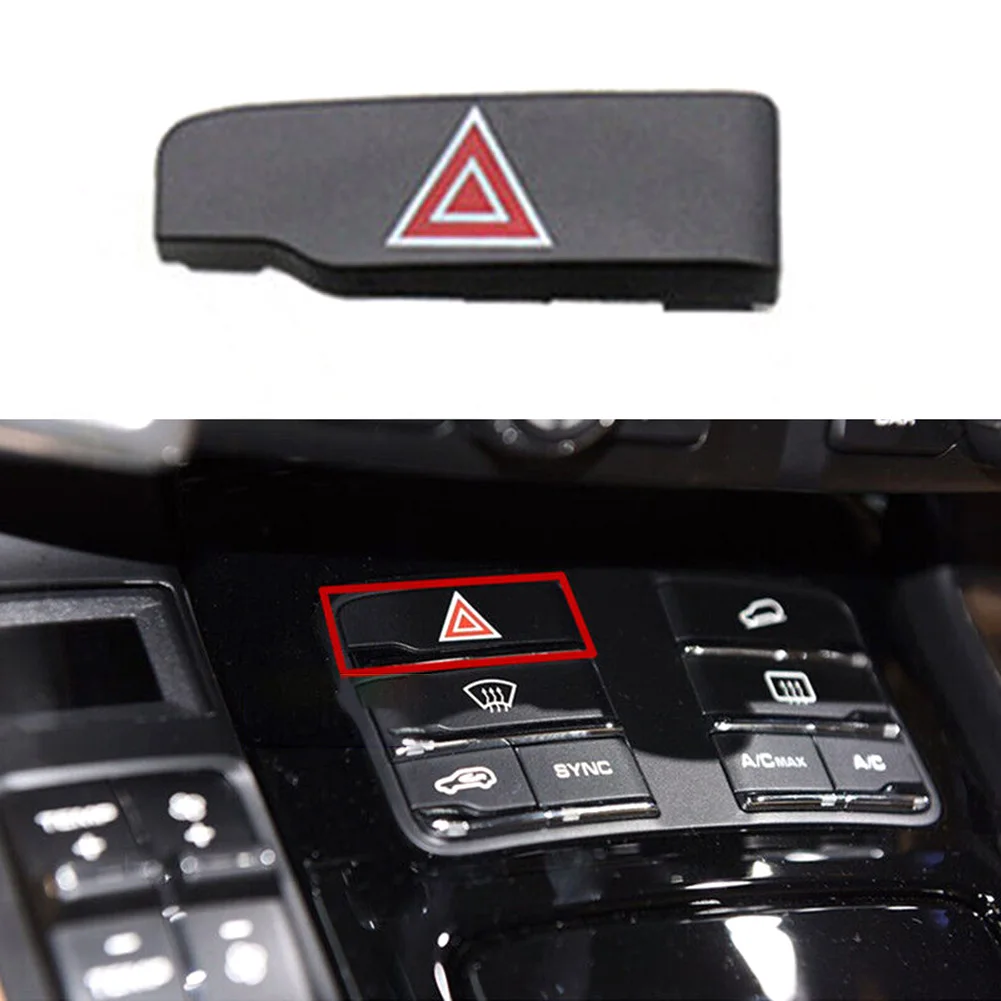 

Switch Button Cover Button Cover Cap Car Interior Accessories Left-hand Drive Plastic 1pc Black For Cayenne Front For Porsche