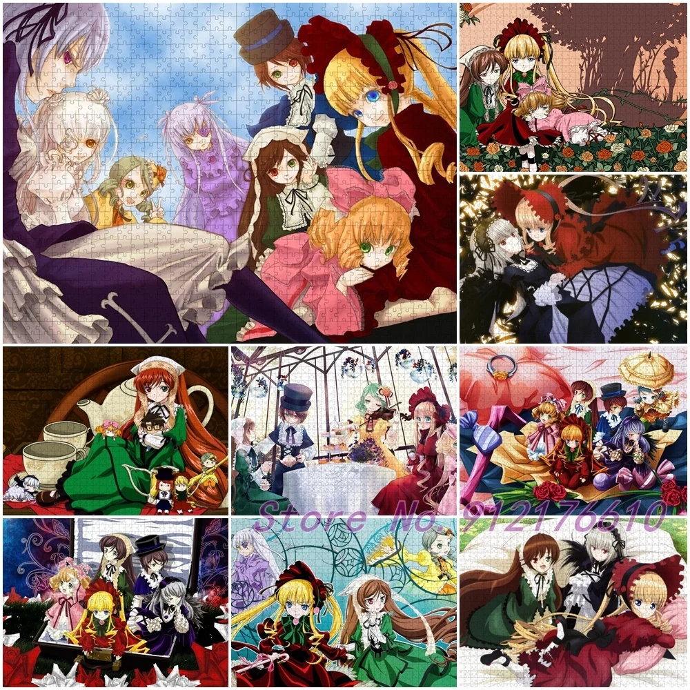 

Rozen Maiden 1000 Piece Jigsaw Puzzles Japanese Anime Cartoon Bjd Doll Puzzle Paper Decompress Educational Family Games Toys
