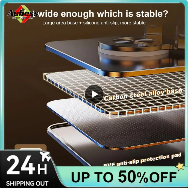 

Support Mobile Phone Holder Foldable Desktop Phone Stand Aluminum Alloy Rotating Tablet Holder Stand Pc Accessories