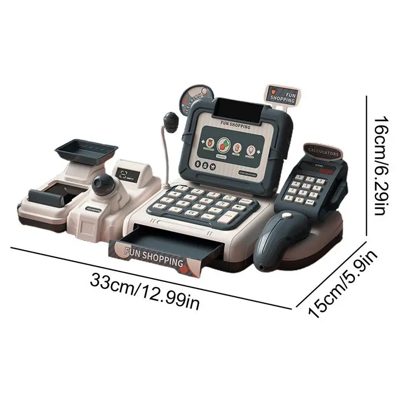 Детский кассовый аппарат ролевой ролевые игры расчетные Детские аксессуары для