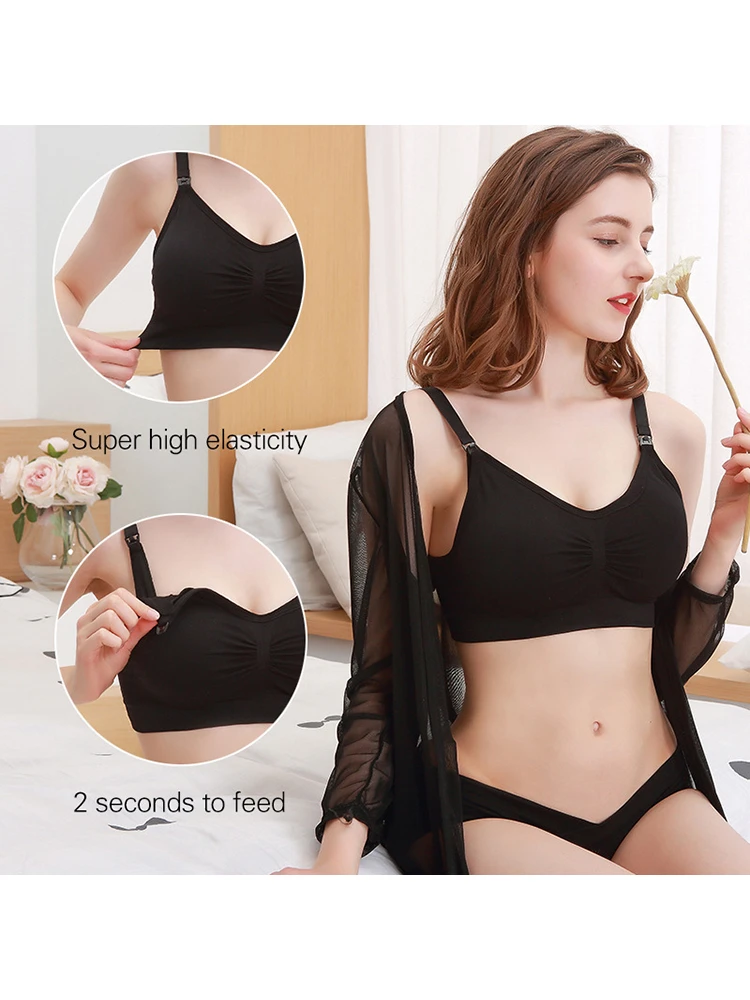 

Женский бюстгальтер без косточек для кормления грудью