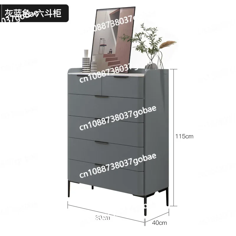 ZC Каменная тарелка из массива дерева Комод Четыре или пять комода с шестью