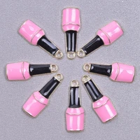 20pcslot enamel charm nail polish diy jewelry making charm pendant fashion women girl accessories wholesale items for business