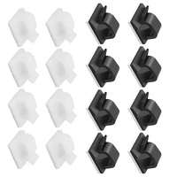 60pcs useful premium self adhesive hook mini cable clips for home desktop office