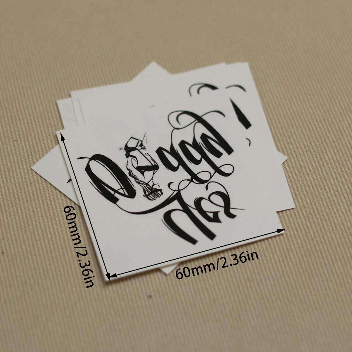 да папи английская буква временные татуировки Хортоут водонепроницаемая