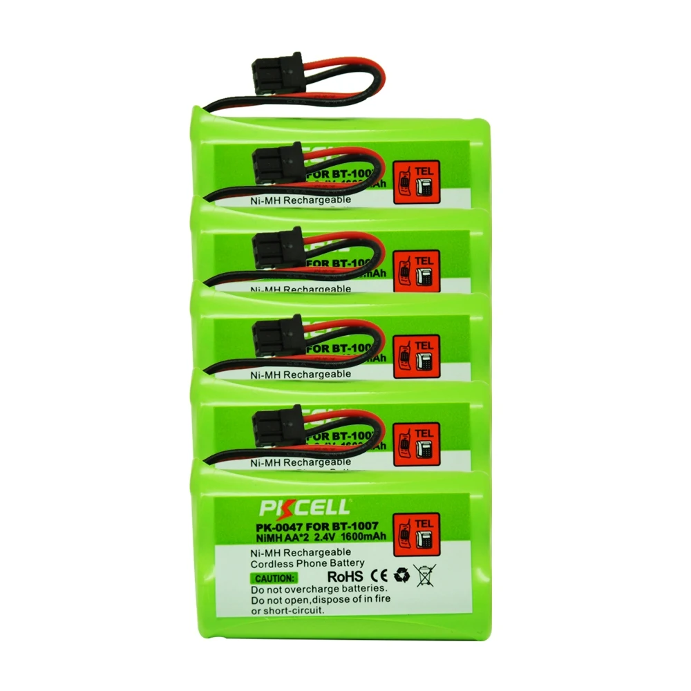 

5pcs Cordless Home Phone NIMH Rechargeable Battery For Uniden BT-1007 BT-1015 BT904