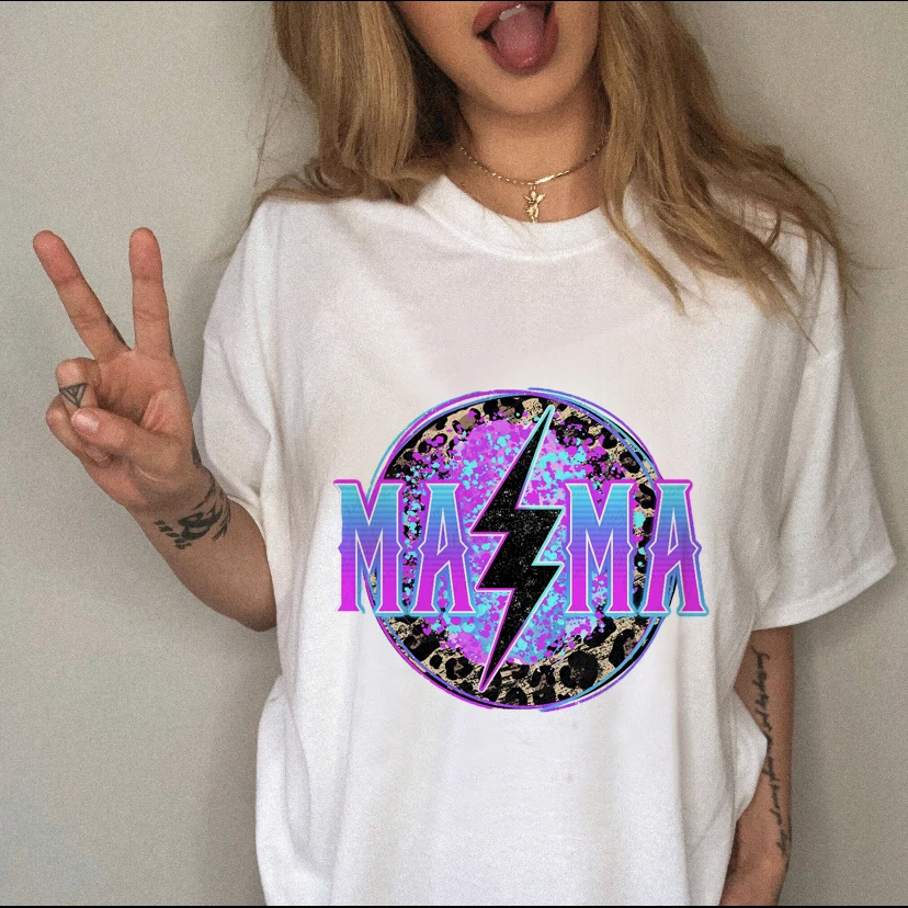 

T-shirts Clothing Short Sleeve Clothes Fashion Summer Casual Mother Mom Love Daughter Ladies Print Women T Female Graphic Tee