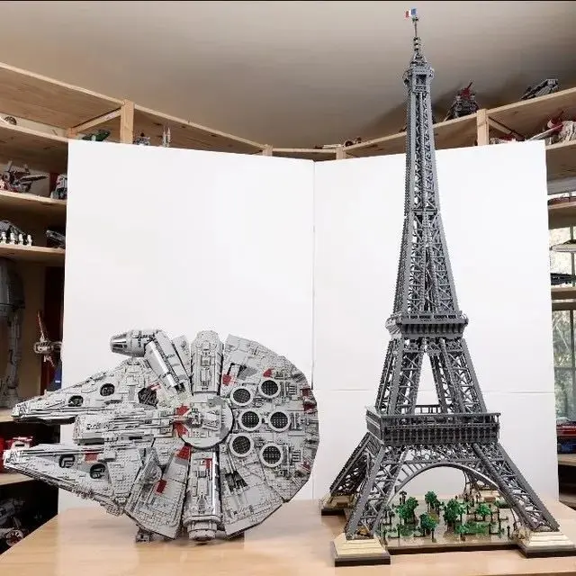 

2022 NEW ICONS 1.5M Tall Eiffel Tower 10307 10001pcs PARIS World famous architecture Building Blocks Bricks Toys For Adults Gift