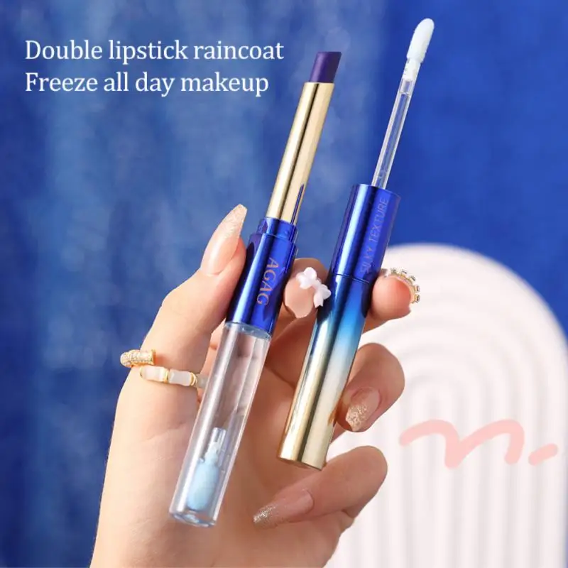 

Double-ended Lipstick Color-changing Moisturizing Temperature Change Delicate Smooth Lip Balm Lip Makeup Raincoat Cosmetics New