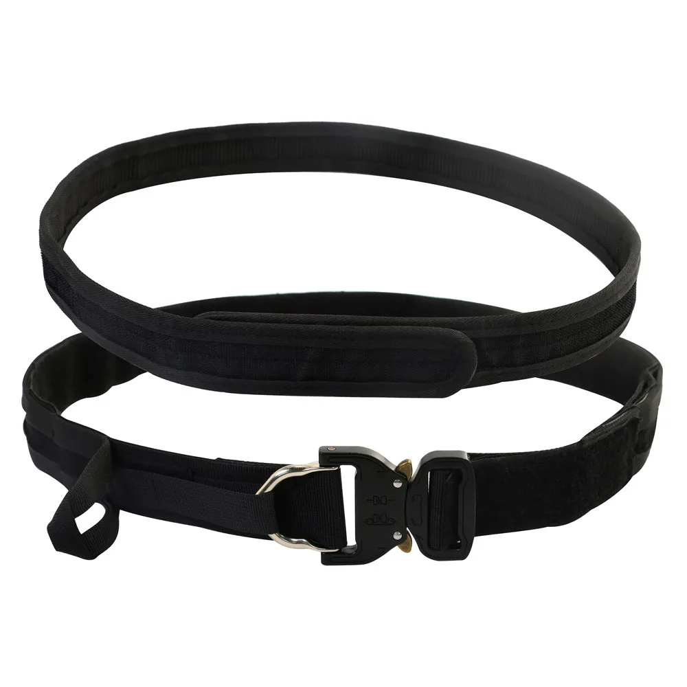 

Ремень Youpin мужской Тактический двухслойный, утолщенный нейлоновый пояс в стиле милитари, с застежкой-Коброй