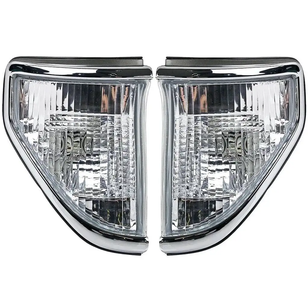 Фото Пара хрустальных передних угловых указателей поворота для Toyota Land Cruiser Prado FJ70 FJ75 LJ78 LJ79 KZJ78 1990-1996 №1