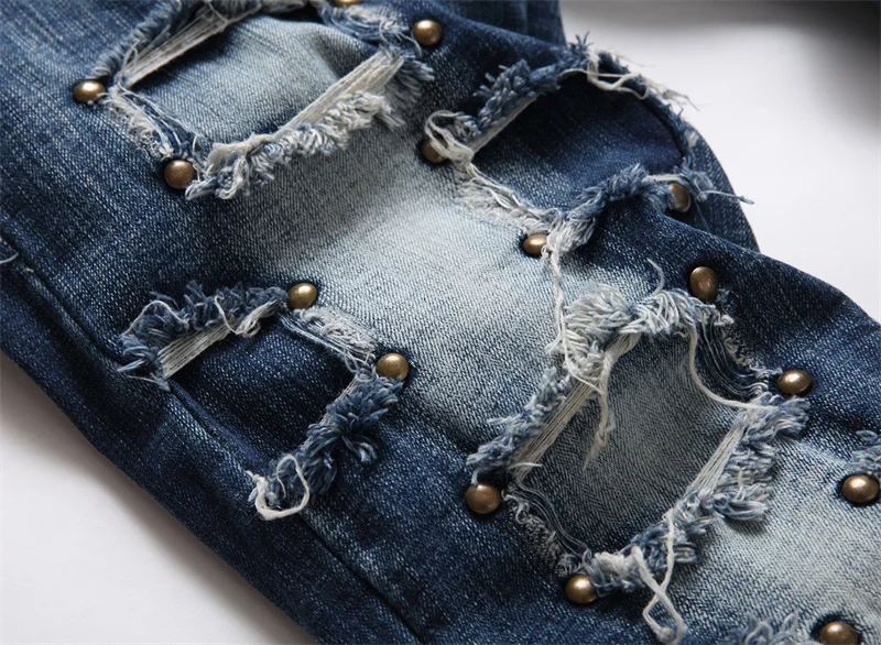 Men's Colorful Graffiti Printed Jeans Y2K Colorful Slim Fit Tapered Elastic Casual Pants Fashion Street Clothing Small Foot Pant