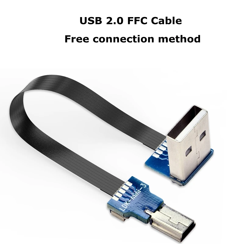 Кабель-удлинитель FFC Type-C Mini Micro USB