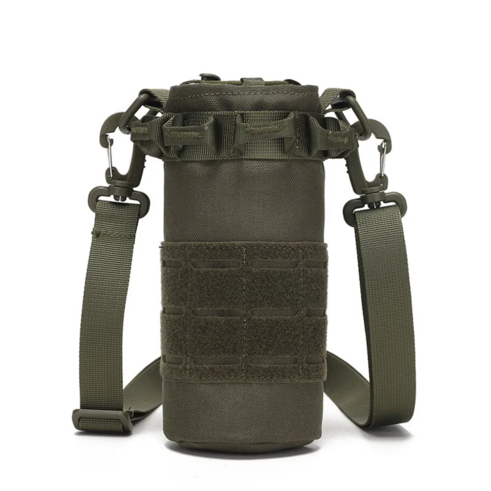 

Outdoor Hiking Traveling Water Bottle Bag MOLLE System Nylon Material Multifunction Tactical Water Cup Cover High Capacity