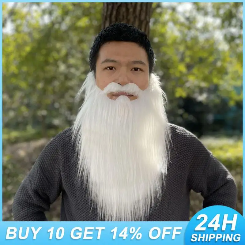 

Поддельная борода Модный портативный дом Санта-Клаус удобные общие украшения Выпускной красивый прочный простой удобный мягкий