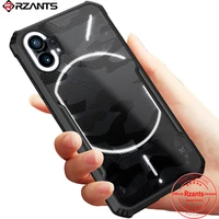 rzants for nothing phone 1 case hard camouflage beetle hybrid shockproof slim crystal clear cover