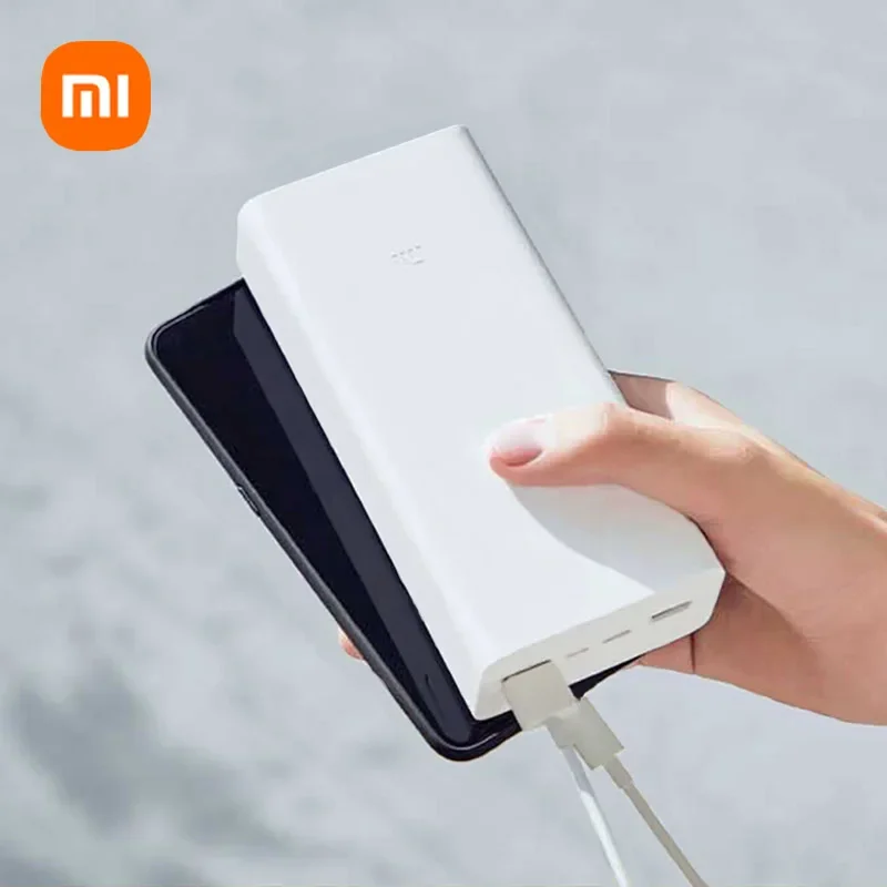 Внешний аккумулятор Xiaomi Power bank 3 30000 мАч PB3018ZM 3 USB Type C 18 Вт, быстрая зарядка, портативный внешний аккумулятор Mi 30000 мАч, внешняя батарея, пауэрбанк