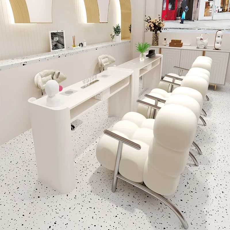 Набор столов и стульев для дизайна ногтей мощный пылесос второго поколения стол