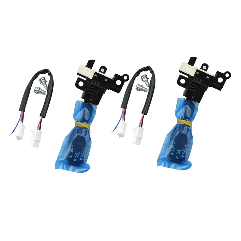 

2X переключатель круиз-контроля для Toyota Corolla Yaris Vios Hilux Hiace Prius Camry RAV4 84632-34011 84632-34017 Вт/синий цвет