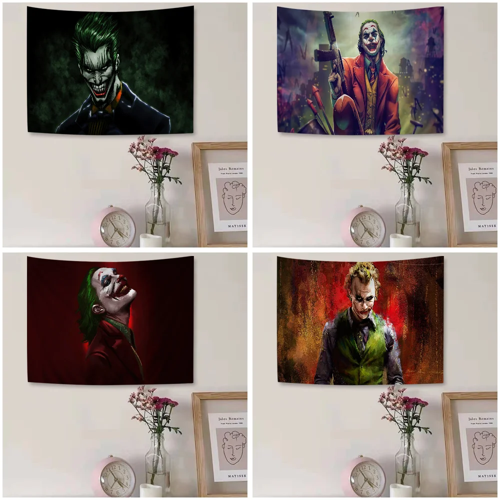 Cool-C-Clownes Аниме Гобелен Многоцветный Настенный Декор Полиэстер Хлопок Kawaii