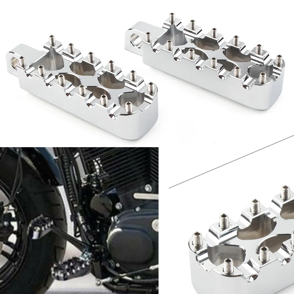 1 пара левых и правых подножек для мотоцикла подставки педалей Harley Dyna Wide Glide FXDWG FXDB