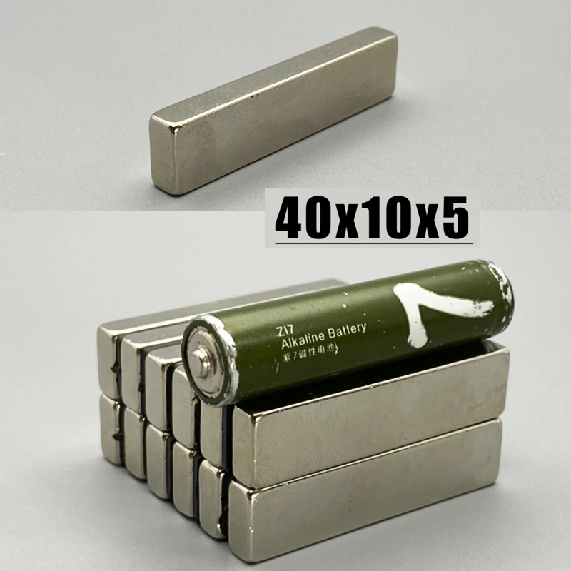 40x10x3 40x10x4 40x10x5 мм 2/5/10/20/50/100 шт. N35 блок супер мощный сильный неодимовый квадратный
