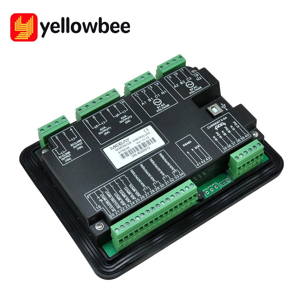 ATS520 Автоматический контроллер дизельного генератора двойной выключатель