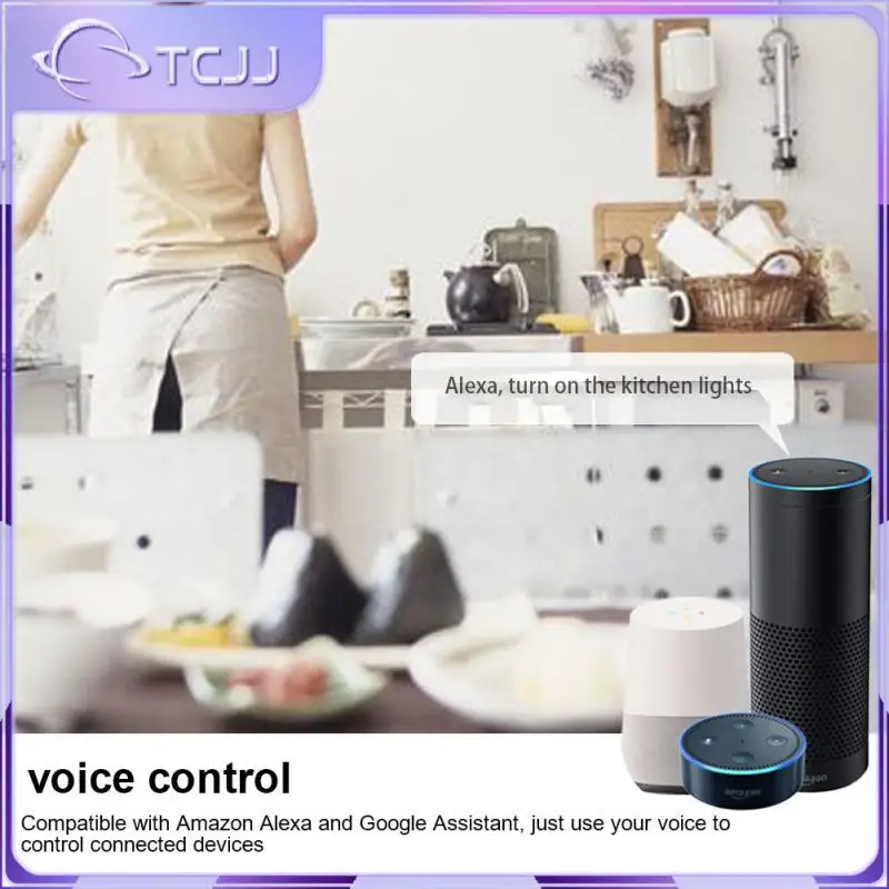 

Смарт-переключатель Tuya Zigbee с управлением через приложение, беспроводной модуль управления голосовым управлением, портативный умный выключ...