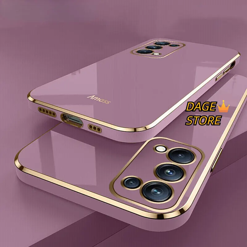 Чехол для OPPO Reno 4 Pro 4G 5G Reno 3 Pro 4G A91 Reno 2 Чехол 6D Мягкая силиконовая Противоударная задняя крышка